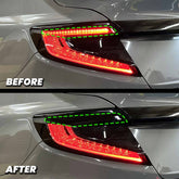 2022+ Subaru WRX Black Out Top Outer Tail Light Brake Light Pre-Cut Overlay